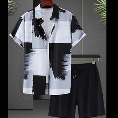 All-Over 3D Printed Premium Quality Dry-Fit 2-Pcs Summer Suit. MS3D-07 All-Over 3D Printed Premium Quality Dry-Fit 2-Pcs Summer Suit. MS3D-07