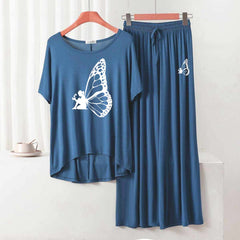 RH-Style Big-Printed 2-Pcs Lounge And Night Wear Suit. WLW-01 RH-Style Big-Printed 2-Pcs Lounge And Night Wear Suit. WLW-01