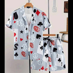 All-Over 3D Printed Premium Quality Dry-Fit 2-Pcs Summer Suit. MS3D-02 All-Over 3D Printed Premium Quality Dry-Fit 2-Pcs Summer Suit. MS3D-02