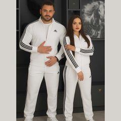 ADI Bundle Of 2 Couple Jacket 3-Stripe Style 2-Pcs Winter Tracksuit's. D-14.17 ADI Bundle Of 2 Couple Jacket 3-Stripe Style 2-Pcs Winter Tracksuit's. D-14.17