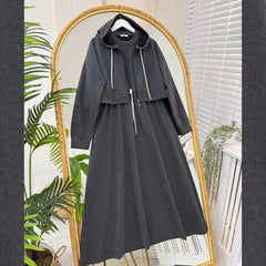 Drop Shoulder Short Hooded Maxi Style 2-Pcs Winter Co-Ord Set. WWTS-16 Drop Shoulder Short Hooded Maxi Style 2-Pcs Winter Co-Ord Set. WWTS-16