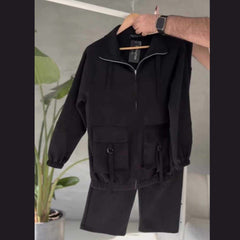 Oxfona 6-Pocket Cargo Style 2-Pcs Winter Co-Ord Set. WWTS-17 Oxfona 6-Pocket Cargo Style 2-Pcs Winter Co-Ord Set. WWTS-17