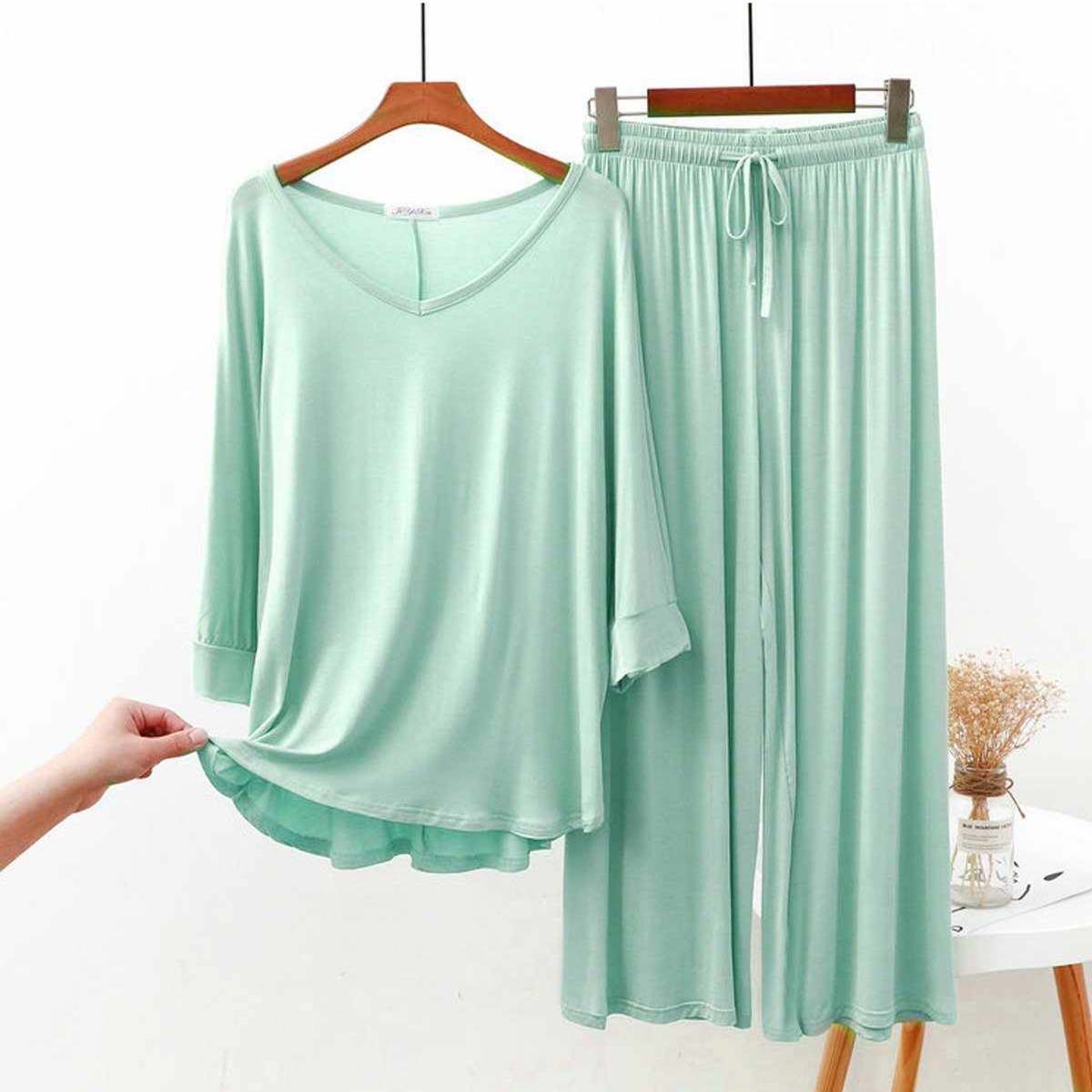 RH-Style 2-Pcs Lounge And Night Wear Suit. WLW-05