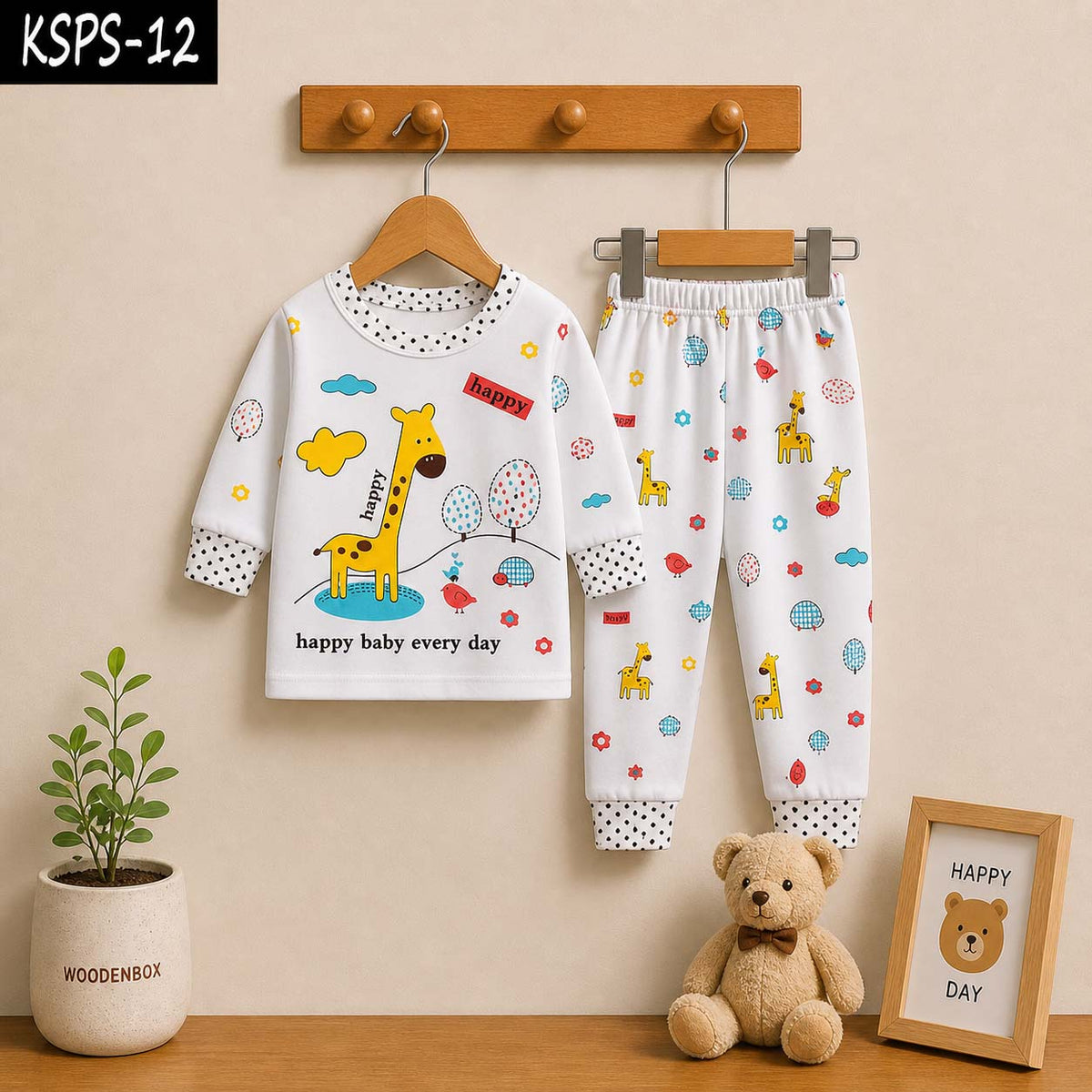 Kid's Funky Printed 2-Pcs Summer Suit. KSPS-12