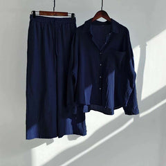 Alenza Western Shirt Style 2-Pcs Stiched Co-Ord Set.
