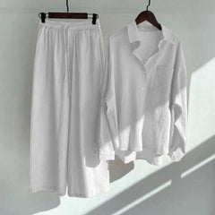 Alenza Western Shirt Style 2-Pcs Stiched Co-Ord Set.