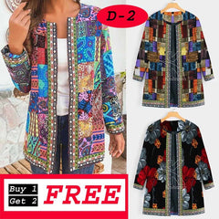 Buy 1 Get 2 FREE Casual Printed+Embroidery Fashion Upper.