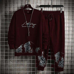 Astariya Hill Printed 2-Pcs Winter Tracksuit.