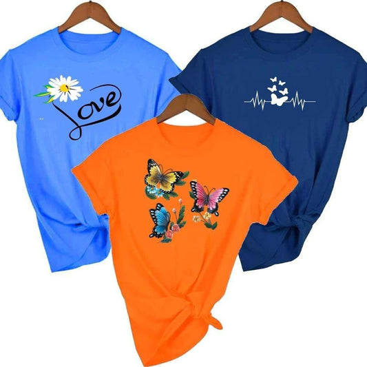 Bundle Of 3 Funky Printed Tshirt's D-2.