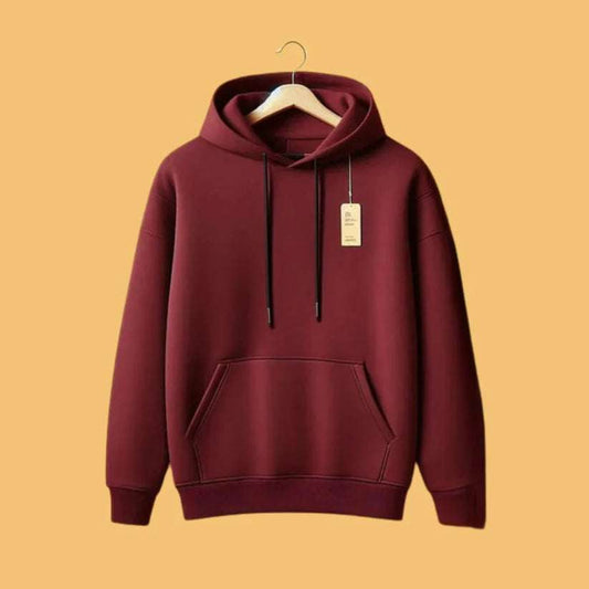 Pull-Over Style Casual Winter Hoodie For Her.