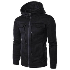 Bundle Of 3 Ripped Style Hooded Winter Zipper Jacket.