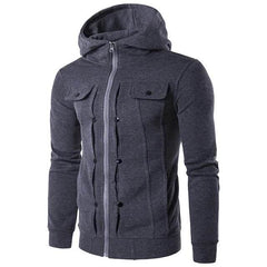 Bundle Of 3 Ripped Style Hooded Winter Zipper Jacket.