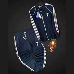 ADI 3-Stripe Style 2-Pcs Premium Quality Winter Tracksuit D-17.