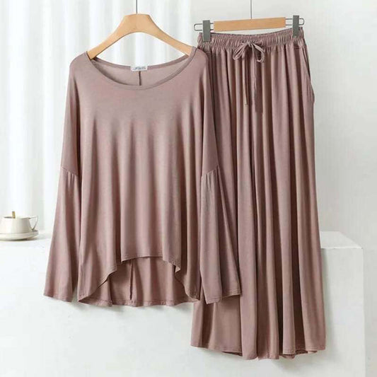 Plazo-Style 2-Pcs Lounge And Night Wear Suit. WLW-08