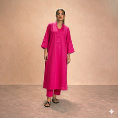 Arizona Long Length Cross Neck Style 2-Pcs Stiched Suit.