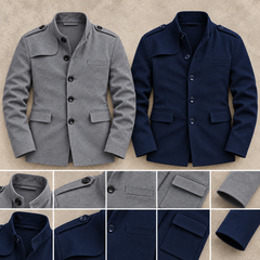 Bundle Of 2 Collar Style Casual Winter Fleece Coat. MWJ-407 V4