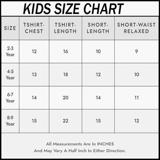 Kid's Funky Printed 2-Pcs Summer Suit. KSPS-02