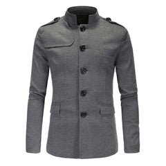 Collar Style Casual Winter Fleece Coat. WMJ-407