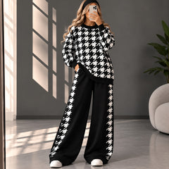 Arrow Printed Long Premium Quality Winter 2-Pcs Tracksuit For Her. WWTS-21 V2