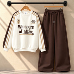 WOA Baggy Printed Style Premium Quality Winter 2-Pcs Tracksuit For Her. WWTS-57  V2