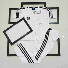 3-Stripe Style Abibas 2-Pcs Summer Suit.