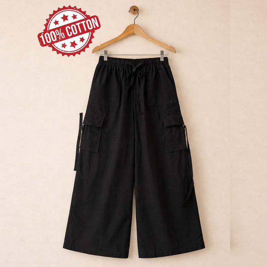 Imported Cotton Western Cargo Style 4-Pocket's Summer Trouser For Her.