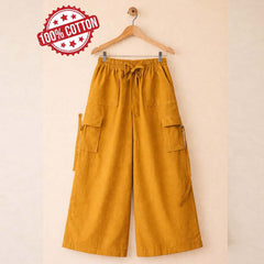 Imported Cotton Western Cargo Style 4-Pocket's Summer Trouser For Her.
