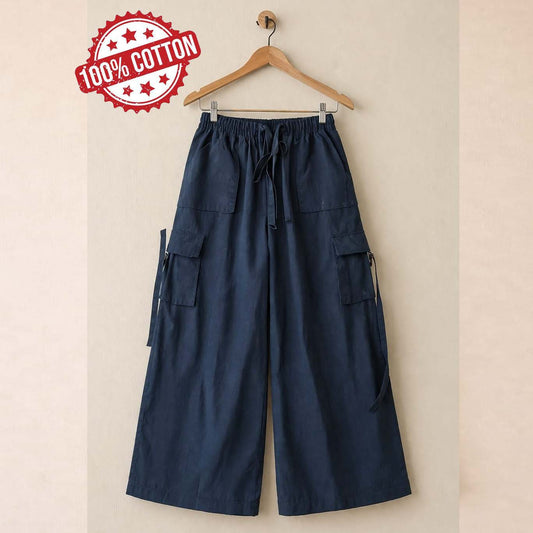 Imported Cotton Western Cargo Style 4-Pocket's Summer Trouser For Her.