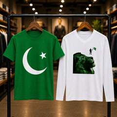 Bundle Of 2 Different Style Printed Azadi Tshirt. D-48 V2