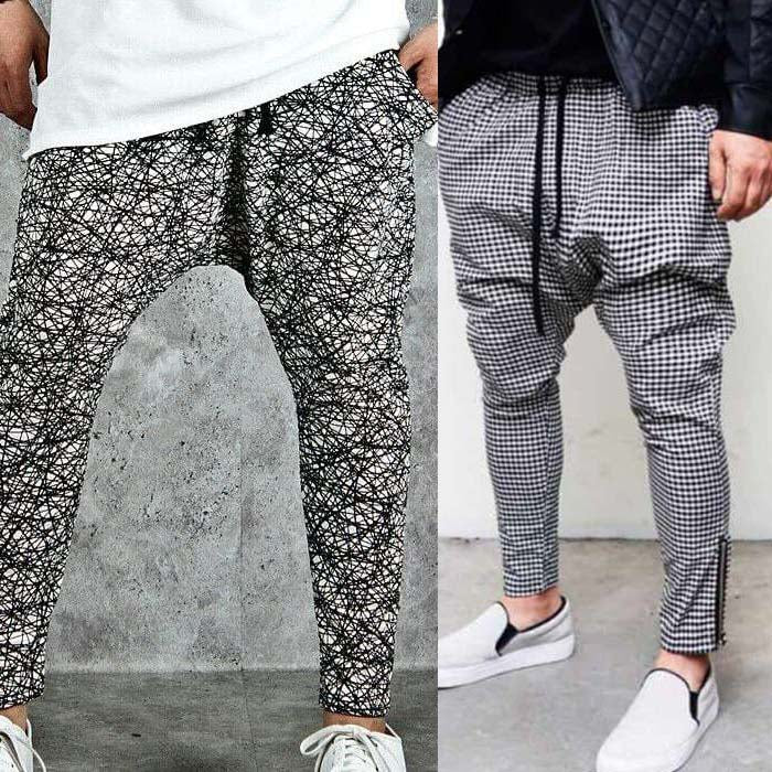 Bundle Of 2 Different Printed Casual Summer Trouser.