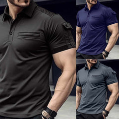 Bundle Of 3 Designer Summer Tshirt's MSDTS-09 (Navy+Black+Steel)