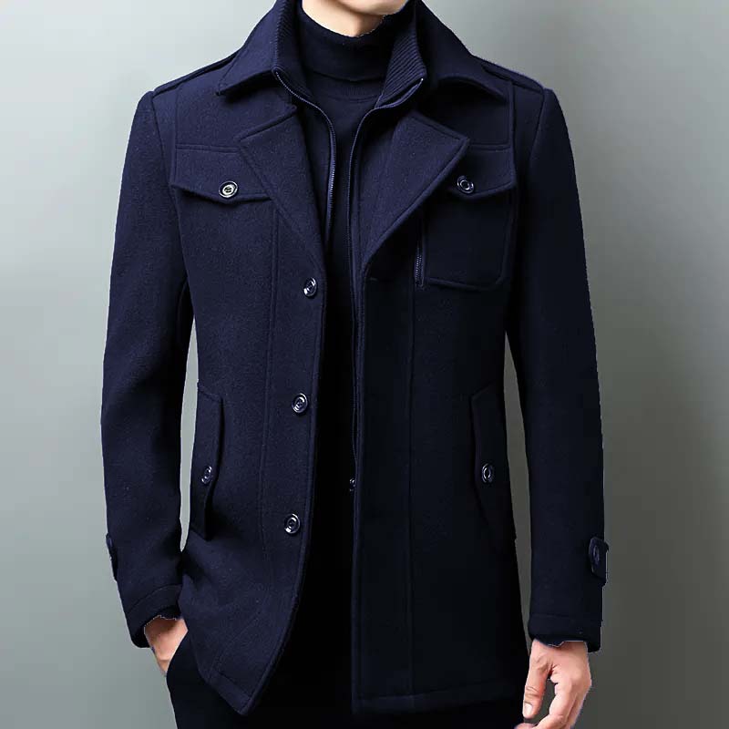 Arctix Casual Double-Neck Winter Casual Fleece Coat. MWJ-408 V2