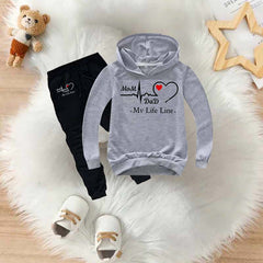 MD Life-Line Kids Hoodie Style 2-Pcs Winter Tracksuit.