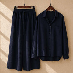 Alenza Western Shirt Style 2-Pcs Stiched Co-Ord Set. V2