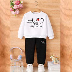 MD Life-Line Kids Sweat Style 2-Pcs Winter Tracksuit. KWTS-02