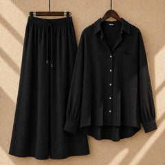 Alenza Western Shirt Style 2-Pcs Stiched Co-Ord Set. V2