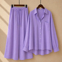 Alenza Western Shirt Style 2-Pcs Stiched Co-Ord Set. V2