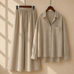 Alenza Western Shirt Style 2-Pcs Stiched Co-Ord Set. V2
