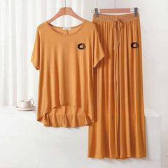 RH-Style Logo-Printed 2-Pcs Lounge And Night Wear Suit. WLW-01