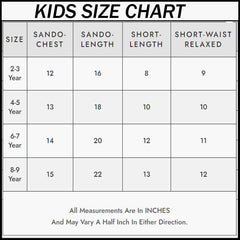 Bundle Of 4 Kids Sando Style 2-Pcs Summer Suit. (SD+SH) (Clearance-Sale)