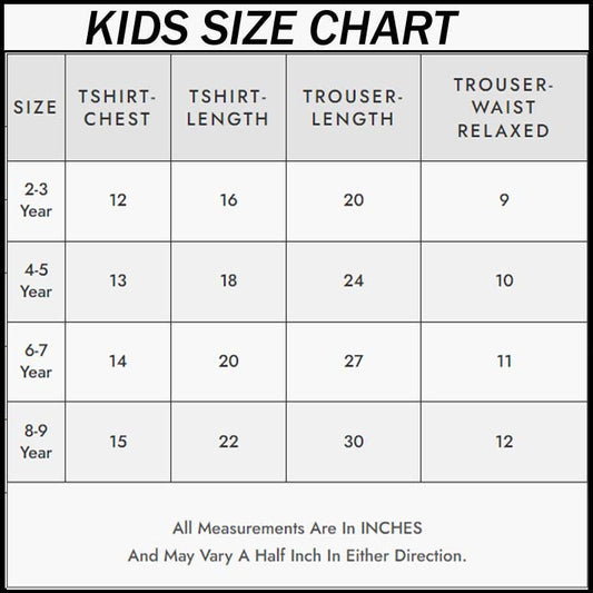 Kid's Funky Printed 2-Pcs Summer Suit. KSPS-14